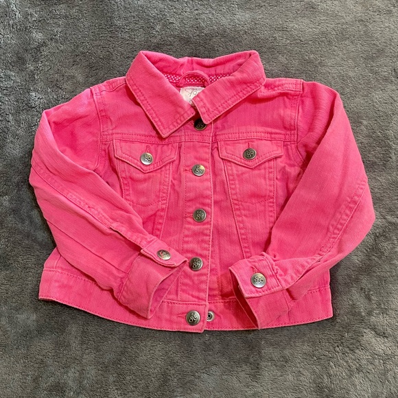 1989 Place Jackets & Coats 989 Place Little Girls Pink Jean Jacket